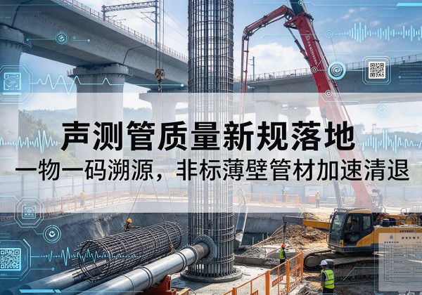 湟源声测管质量新规落地，一物一码溯源，非标薄壁管材加速清退