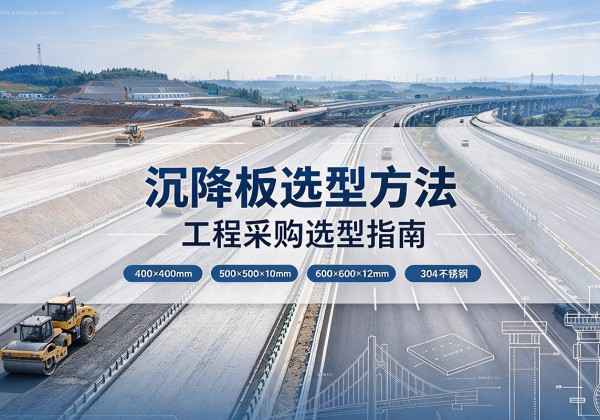 湟源沉降板选择方法